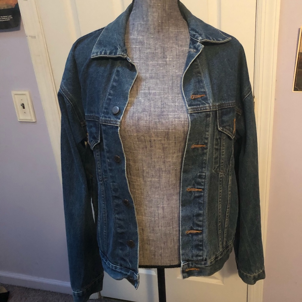 oversized jean jacket